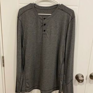Lululemon Long Sleeve Henley Men’s L Shirt